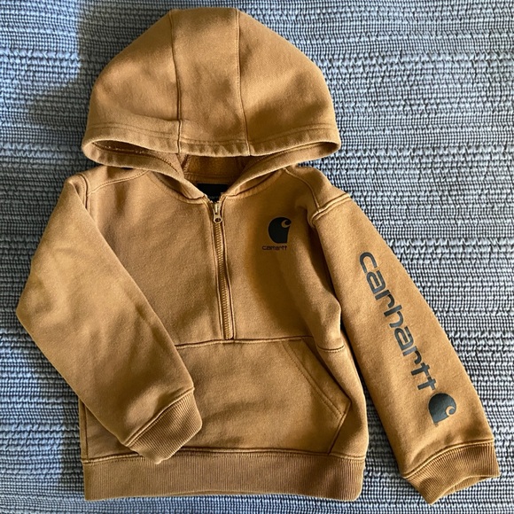 Carhartt Other - Carhartt Kids Brown Zip-Up Hoodie